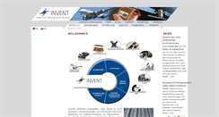 Desktop Screenshot of invent-gmbh.de